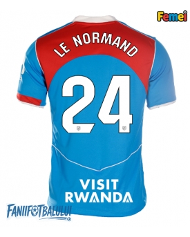 Atletico Madrid Robin Le Normand #24 Tricou Fotbal Replică 2025-26 Femei Treilea